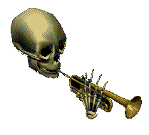 skeleton playing horn